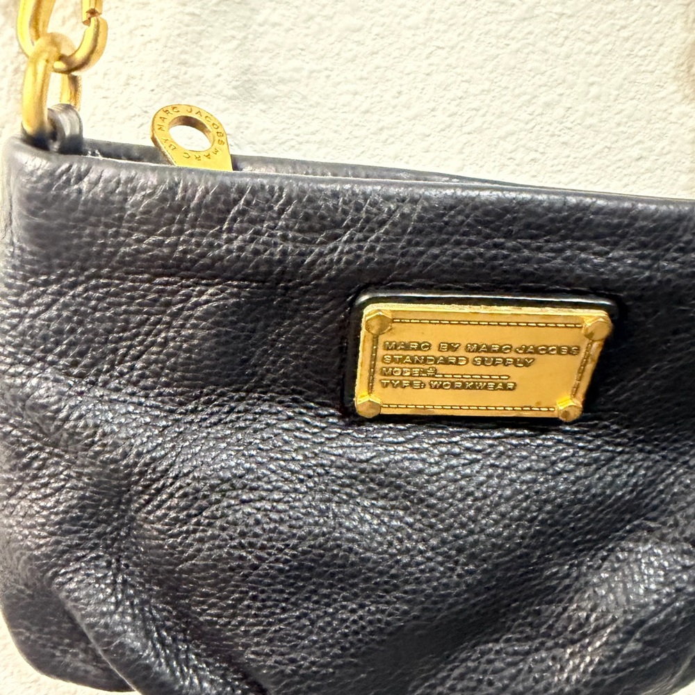 Marc By Marc Jacobs Black Leather Crossbody Bag - Picture 3 of 6
